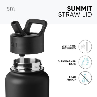 Collegiate Summit Water Bottle with Straw Lid X9 ec