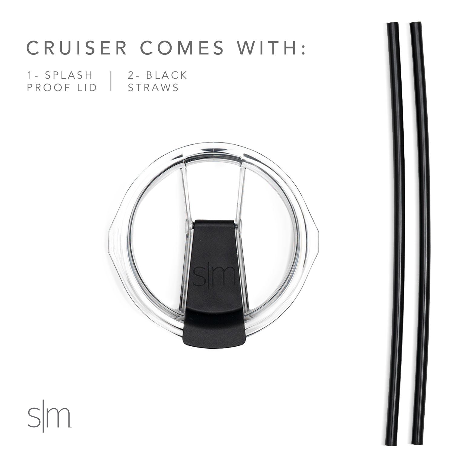 Collegiate Cruiser Tumbler with Flip Lid and Straw V6 qi