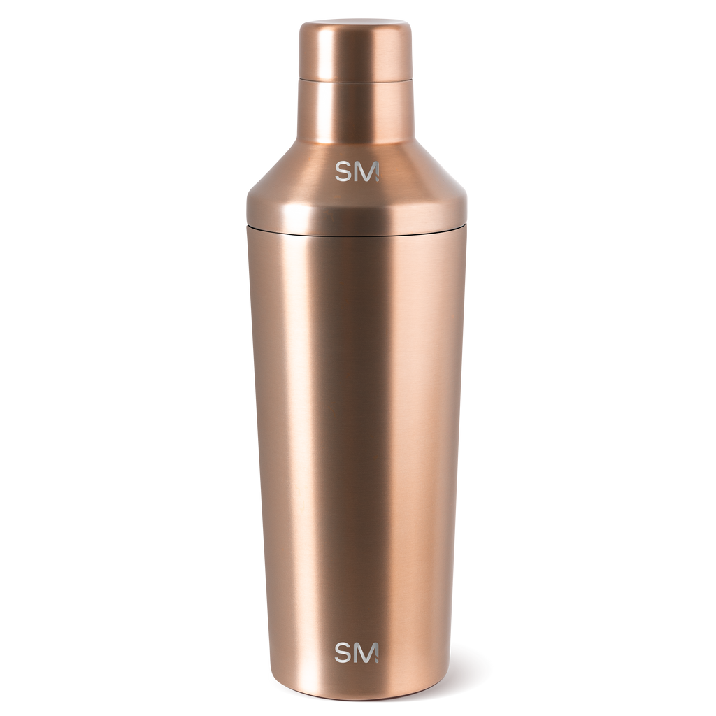 Classic Cocktail Shaker with Jigger Lid H8 rz