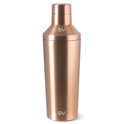 Classic Cocktail Shaker with Jigger Lid H8 rz