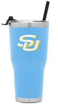Collegiate Cruiser Tumbler with Flip Lid and Straw V6 qi