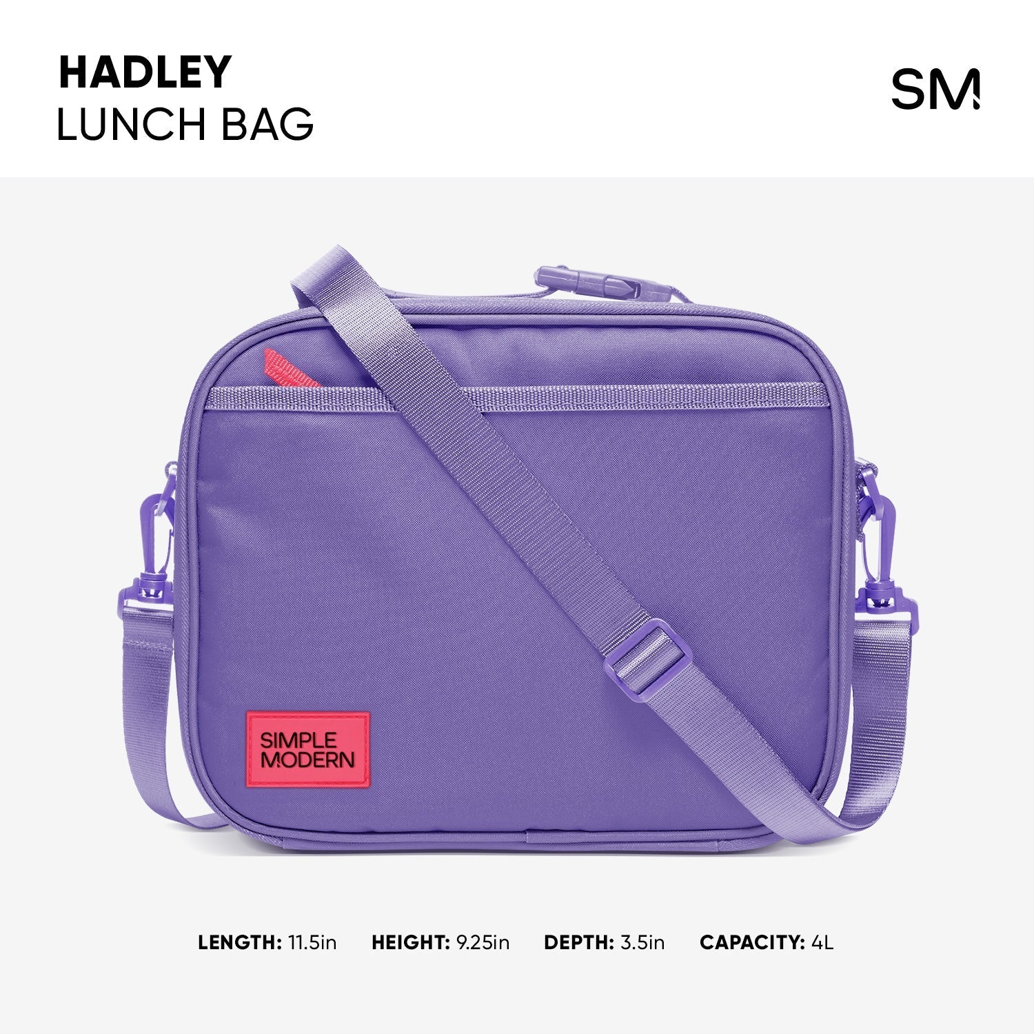 Hadley Lunch Bag with Shoulder Strap O3 Qt