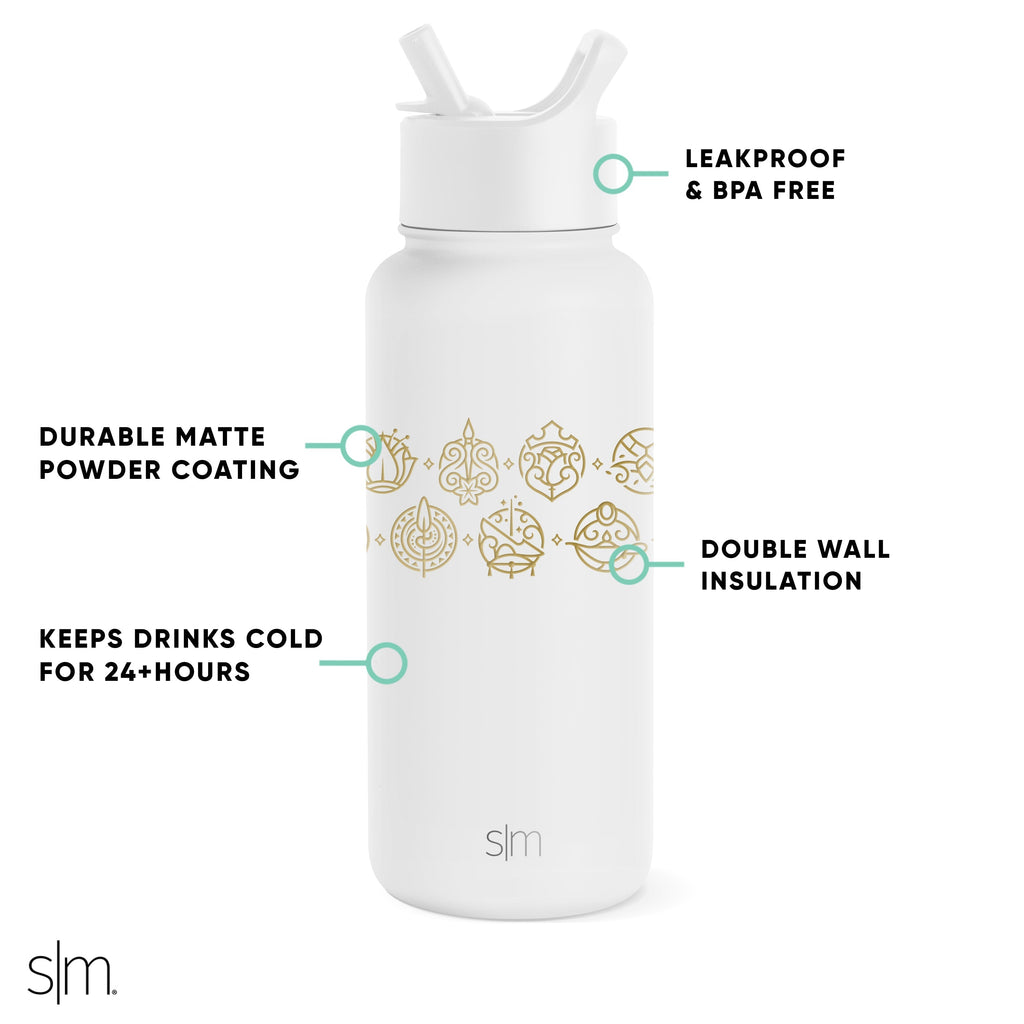 Disney Summit Water Bottle with Straw Lid D9 5W