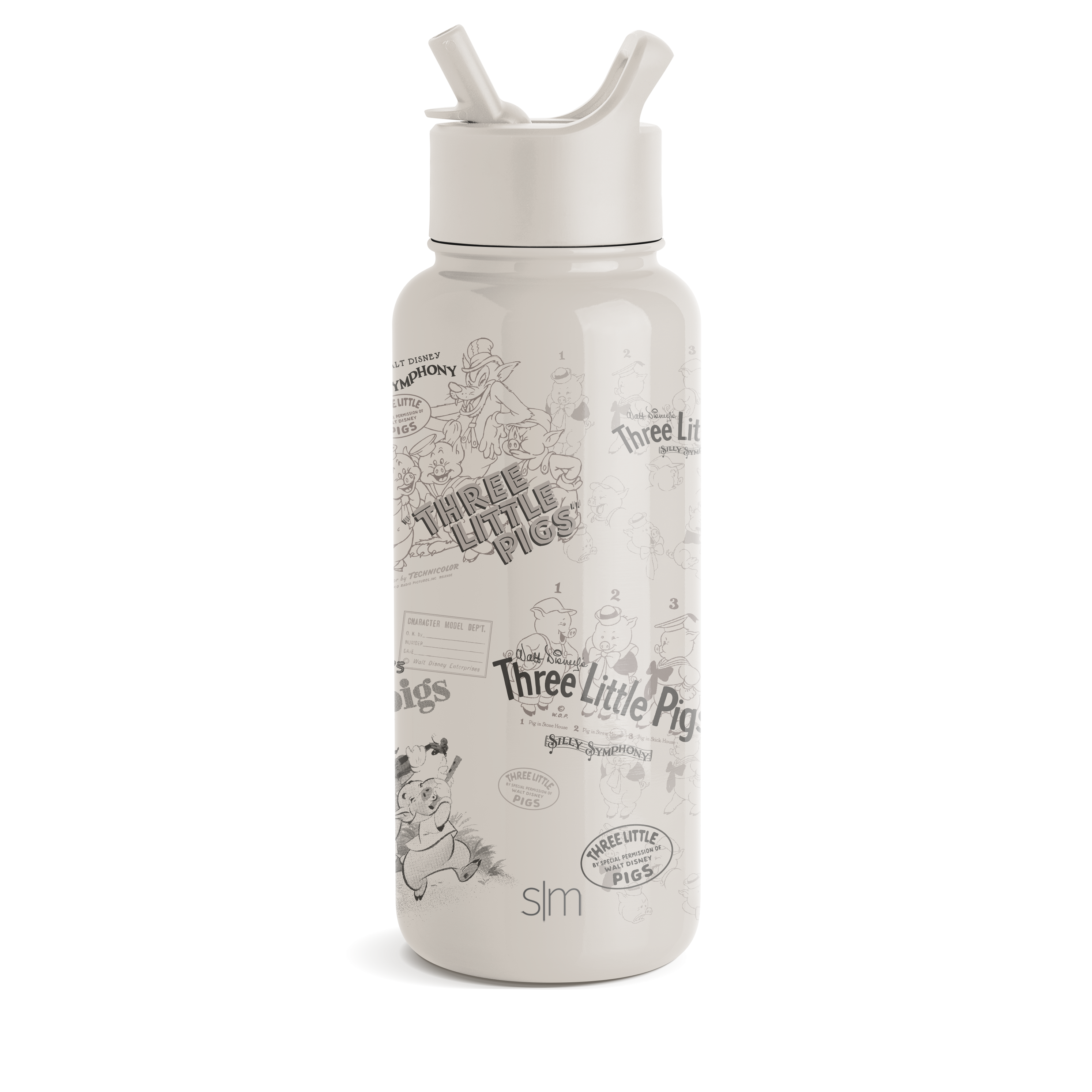 Disney Summit Water Bottle with Straw Lid A5 4n
