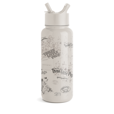 Disney Summit Water Bottle with Straw Lid A5 4n