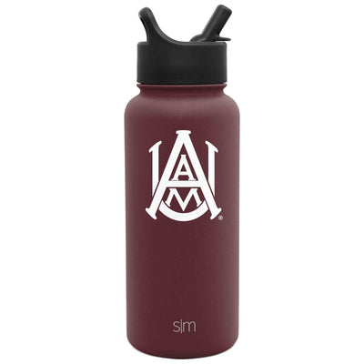 Collegiate Summit Water Bottle with Straw Lid W7 WV